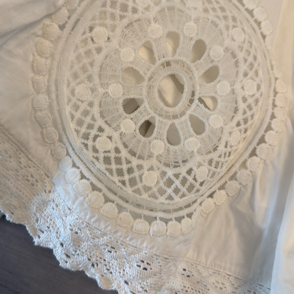 Forever That Girl Adrianna Chic White Lace Romper size S - Picture 10 of 15